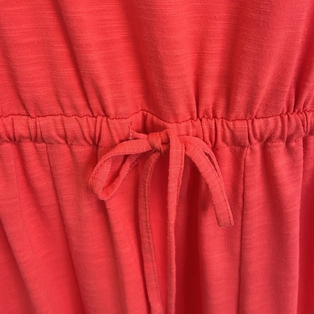 a•n•d e a w y dress. L. Orange. ptp 21”. Top to waist 18”. Total length 38” - Picture 5 of 6